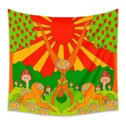 Arazzo Arte Estetica Casa Sfondo Tessuto Decor Regalo Arazzo Colorato Per Soggiorno Camera Da Letto Decor (130 150 CM)