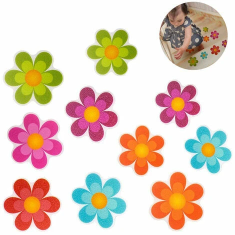 10 Pezzi Adesivi Per Vasca Da Bagno Antiscivolo Adesivi Adesivi Con Colori Vivaci, Gradini Da Bagno A Margherita E Applicazioni Antiscivolo Per Vasche, Scale, Bagni Con Doccia E Altre Superfici Scivol 4 10 Pezzi Adesivi Per Vasca Da Bagno Antiscivolo Adesivi Adesivi Con Colori Vivaci, Gradini Da Bagno A Margherita E Applicazioni Antiscivolo Per Vasche, Scale, Bagni Con Doccia E Altre Superfici Scivol - immagine 2