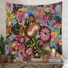 Bohemian Tapestry Mandala Room Decor Arazzo In Tessuto Decorativo, Funghi Psichedelici -Armonia Decor 81292735 1