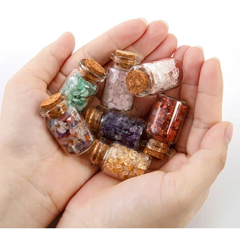 Bottiglia Dei Desideri Cristallo Naturale Pietre Irregolari Bottiglia Alla Deriva Pietre Preziose Meditazione Guarigione Decorazione Regalo 7 Bottiglia Dei Desideri Cristallo Naturale Pietre Irregolari Bottiglia Alla Deriva Pietre Preziose Meditazione Guarigione Decorazione Regalo - immagine 5