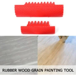 Pezzi Di Venature Del Legno In Gomma Per Pittura A Grana Fai Da Te Per La Decorazione Della Parete (colonna) -Armonia Decor 81575308 5