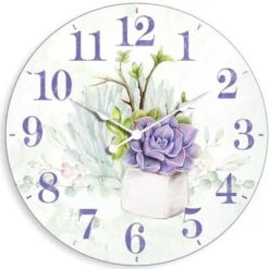 OROLOGIO MURO LILLA ENSEMBLE Cm 30 XTRA 10885