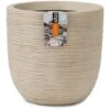 Fioriera Rotonda Waste Rib 35x34 Cm Beige Terrazzo Capi -Armonia Decor 83284504 1