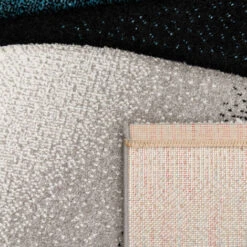 Paco Home Tappeto Di Design Moderno Astratto Effetto Onde Taglio Sagomato Grigio Turchese 60x110 Cm 11 Paco Home Tappeto Di Design Moderno Astratto Effetto Onde Taglio Sagomato Grigio Turchese 60x110 Cm -Armonia Decor 83685202 5