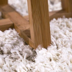 Paco Home Tappeto Salotto Pelo Lungo Shaggy Moderno Boho Scandinavo Motivo Diamante 60x100 Cm, Crema Beige -Armonia Decor 83685537 3