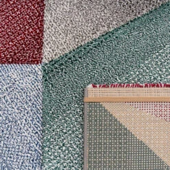 Paco Home Tappeto Salotto Pelo Corto Motivo Geometrico Diamante Moderno Con Effetto 3D 60x110 Cm, Multicolore -Armonia Decor 83730326 4