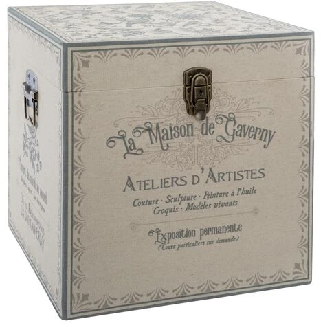 Baule Quadrato Winter X 3 - Atmosphera Créateur D'intérieur 4 Baule Quadrato Winter X 3 - Atmosphera Créateur D'intérieur - immagine 2