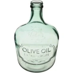 Dame Jeanne Recycled - Oliva Trasparente H 42 - Atmosphera Créateur D'intérieur