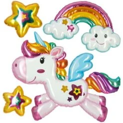 Adesivo Per Palloncini Per Bambini - Unicorno - Atmosphera Créateur D'intérieur