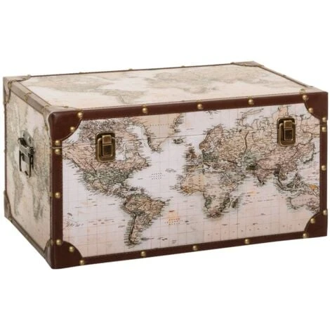 Tronco Mappa Mondo Loft X 4 - Atmosphera Créateur D'intérieur 6 Tronco Mappa Mondo Loft X 4 - Atmosphera Créateur D'intérieur - immagine 4