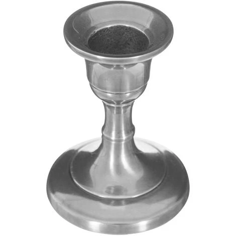 Candelabro In Metallo Argentato H7,5 - Modello A - Atmosphera Créateur D'intérieur 5 Candelabro In Metallo Argentato H7,5 - Modello A - Atmosphera Créateur D'intérieur - immagine 3