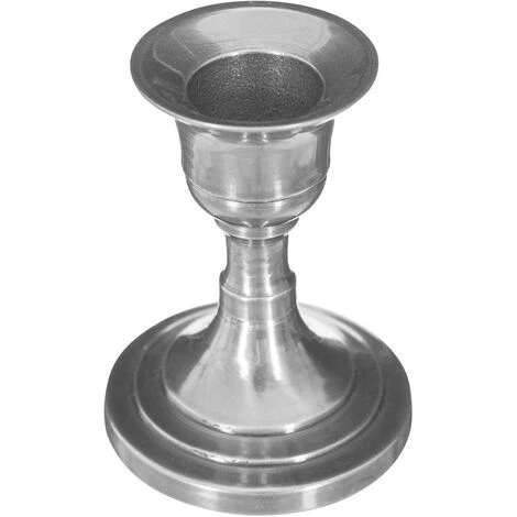 Candelabro In Metallo Argentato H7,5 - Modello A - Atmosphera Créateur D'intérieur 6 Candelabro In Metallo Argentato H7,5 - Modello A - Atmosphera Créateur D'intérieur - immagine 4