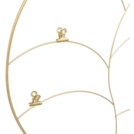 Portafoto In Metallo Placcato Oro 40x9x41cm - Atmosphera Créateur D'intérieur 4 Portafoto In Metallo Placcato Oro 40x9x41cm - Atmosphera Créateur D'intérieur - immagine 2