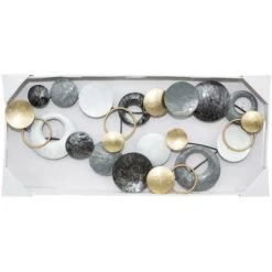 Decorazione Rotonda In Metallo - 92 X 43 Cm - Atmosphera Créateur D'intérieur -Armonia Decor 83772373 2