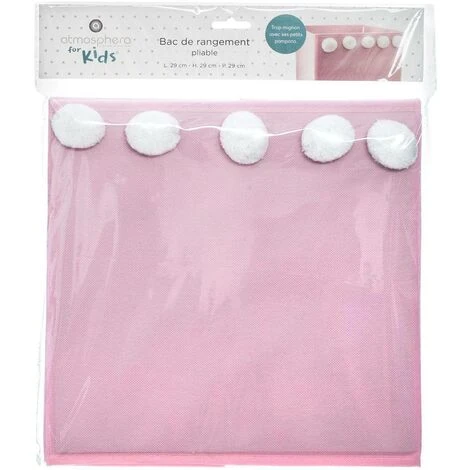 Scatola Di Immagazzinaggio Pompons X 5 Rose - Atmosphera Créateur D'intérieur 5 Scatola Di Immagazzinaggio Pompons X 5 Rose - Atmosphera Créateur D'intérieur - immagine 3