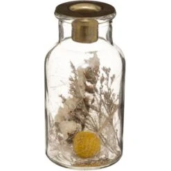 Candeliere Di Vetro Fiore Secco H 13 - Atmosphera Créateur D'intérieur -Armonia Decor 83772802 2