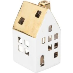 Portacandele Openwork House 11,6 Cm - Feeric Lights & Christmas