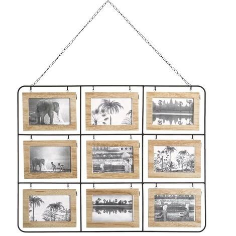 Legno Nomade Pell-mix - 18 Foto - Legno Nomade Pell-mix - 18 Foto, Mdf, Ferro, Pvc, Dimensioni L. 64 X L. 2 X H. 50 Cm - Atmosphera Créateur D'intérieur 5 Legno Nomade Pell-mix - 18 Foto - Legno Nomade Pell-mix - 18 Foto, Mdf, Ferro, Pvc, Dimensioni L. 64 X L. 2 X H. 50 Cm - Atmosphera Créateur D'intérieur - immagine 3