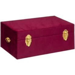 Baule Night In Velluto Rubino X2 - Atmosphera Créateur D'intérieur -Armonia Decor 83774427 3