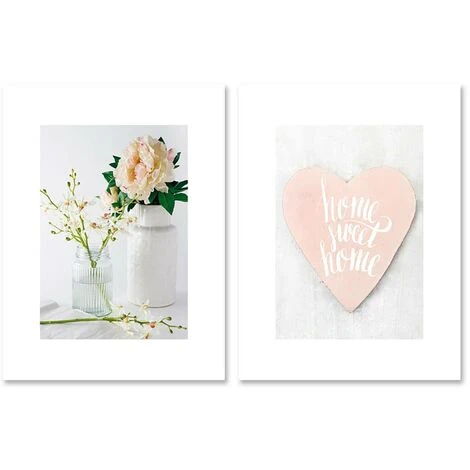 Set Di 2 Poster Di Fiori 30X40 - Modello C - Atmosphera Créateur D'intérieur 3 Set Di 2 Poster Di Fiori 30X40 - Modello C - Atmosphera Créateur D'intérieur