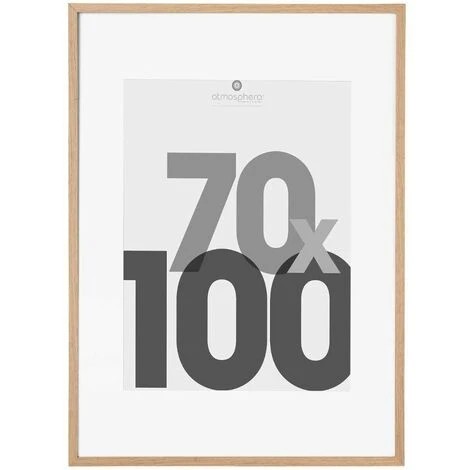 Cornice Per Foto Naturale 70x100 - Cornice Fotografica Naturale, Mdf E Plastica, Dimensioni L. 72,4 X L. 3,5 X H. 102,4 Cm - Atmosphera Créateur D'intérieur 3 Cornice Per Foto Naturale 70x100 - Cornice Fotografica Naturale, Mdf E Plastica, Dimensioni L. 72,4 X L. 3,5 X H. 102,4 Cm - Atmosphera Créateur D'intérieur