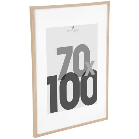 Cornice Per Foto Naturale 70x100 - Cornice Fotografica Naturale, Mdf E Plastica, Dimensioni L. 72,4 X L. 3,5 X H. 102,4 Cm - Atmosphera Créateur D'intérieur 5 Cornice Per Foto Naturale 70x100 - Cornice Fotografica Naturale, Mdf E Plastica, Dimensioni L. 72,4 X L. 3,5 X H. 102,4 Cm - Atmosphera Créateur D'intérieur - immagine 3