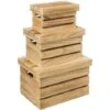 3 Cassette Di Legno Per Lo Stoccaggio - 5 Five Simply Smart -Armonia Decor 83775454 1