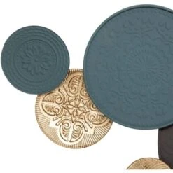 Decorazione Da Parete In Metallo Tim 143 X 59 - Atmosphera Créateur D'intérieur -Armonia Decor 83775707 2