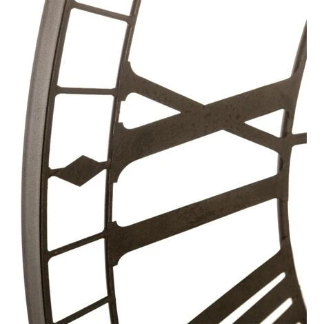 Orologio Vintage In Metallo Marrone D90 - Orologio In Metallo Vintage, Marrone, Ferro, Dimensioni 88x4,5x88 Cm - Atmosphera Créateur D'intérieur 4 Orologio Vintage In Metallo Marrone D90 - Orologio In Metallo Vintage, Marrone, Ferro, Dimensioni 88x4,5x88 Cm - Atmosphera Créateur D'intérieur - immagine 2