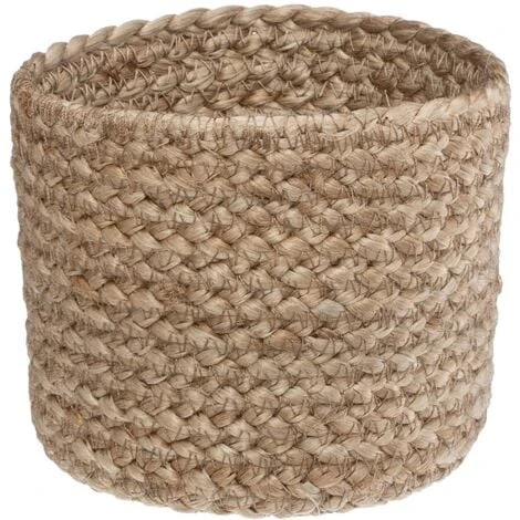 Cesto Per Erbario In Iuta Bianca X 3 - Piccolo Modello - Atmosphera Créateur D'intérieur 4 Cesto Per Erbario In Iuta Bianca X 3 - Piccolo Modello - Atmosphera Créateur D'intérieur - immagine 2