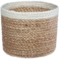 Cesto Per Erbario In Iuta Bianca X 3 - Piccolo Modello - Atmosphera Créateur D'intérieur 10 Cesto Per Erbario In Iuta Bianca X 3 - Piccolo Modello - Atmosphera Créateur D'intérieur -Armonia Decor 83777721 4