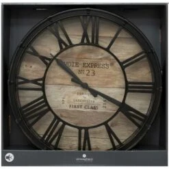 D39 Orologio Vintage - Orologio Vintage, Cornice In Resina Plastica, Dimensioni 39x7,7 Cm - Atmosphera Créateur D'intérieur 8 D39 Orologio Vintage - Orologio Vintage, Cornice In Resina Plastica, Dimensioni 39x7,7 Cm - Atmosphera Créateur D'intérieur -Armonia Decor 83777906 3