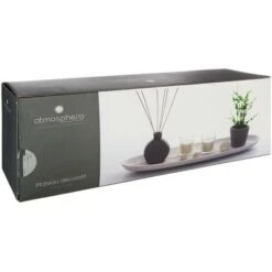 Scatola Di Profumo Ylang - Scatola Di Profumo, Vassoio Di Plastica, 2 Candele, Dimensioni 52x19 Cm - Atmosphera Créateur D'intérieur -Armonia Decor 83780180 3