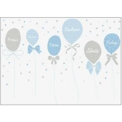 Adesivo Per Bambini Palloncini Ragazzi 50x70 - Adesivo Bambini Palloncini Ragazzi, Pvc, Dimensioni L. 50 X L. 70 Cm - Atmosphera Créateur D'intérieur