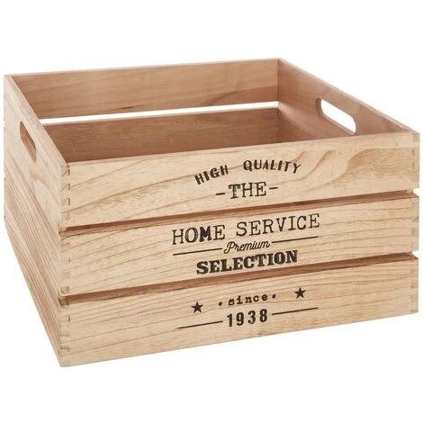 Confezione Da 6 Casse Di Casse Fabbrica - Lotto Di 6 Casse, Legno, Esiste In Diverse Dimensioni - Atmosphera Créateur D'intérieur 4 Confezione Da 6 Casse Di Casse Fabbrica - Lotto Di 6 Casse, Legno, Esiste In Diverse Dimensioni - Atmosphera Créateur D'intérieur - immagine 2