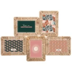 Collage Di 5 Foto In Rattan Ali - Atmosphera Créateur D'intérieur