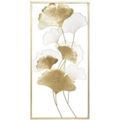 Decorazione Per Pareti In Metallo Ginko 50x100 - Atmosphera Créateur D'intérieur