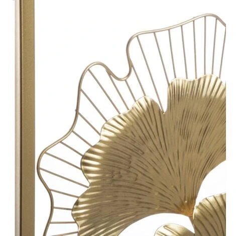 Decorazione Per Pareti In Metallo Ginko 50x100 - Atmosphera Créateur D'intérieur 4 Decorazione Per Pareti In Metallo Ginko 50x100 - Atmosphera Créateur D'intérieur - immagine 2