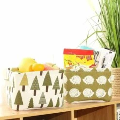 4 Mini Cestini Portaoggetti, Cesto Portaoggetti In Tessuto Per Bambini Piccolo Organizer Pieghevole Per Giocattoli, Giocattoli, Trucchi, Piccoli Oggetti, Libri, Organizzazione Della Scrivania. -Armonia Decor 83788778 4
