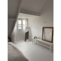 Specchio Da Terra Con Cornice Bianca 40 X 140 Cm Torcy -Armonia Decor 8465183 5