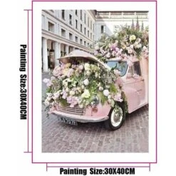 Kit Di Pittura Diamante 5D Fai Da Te Trapano Completo Strass Di Cristallo Colla Pittura Diamante Ricamo Pittura Casa Artigianato Decorazione Della Parete 30 40 Cm (Colore-C) -Armonia Decor 85322615 3