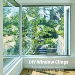 Fogli Adesivi Per Finestra Anti-Collisione Adesivi Per Finestre A Tema Uccelli Fai-da-Te Adesivi Rimovibili In Vetro PVC Per Attacchi Di Uccelli (Tipo 3) 10 Fogli Adesivi Per Finestra Anti-Collisione Adesivi Per Finestre A Tema Uccelli Fai-da-Te Adesivi Rimovibili In Vetro PVC Per Attacchi Di Uccelli (Tipo 3) -Armonia Decor 85892353 4