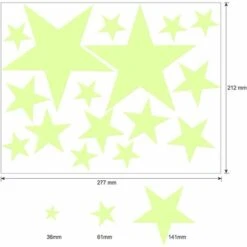 Adesivi Luminosi Stickers Murali, 435 Pezzi Stelle Luminose Puntini E Luna Stickers Murali Adesivi Murali Fai Da Te Per Camera Da Letto Ragazzi Ragazze Bambini Camere -Armonia Decor 85909200 5