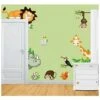 Adesivo Da Parete Adesivo Da Parete Per Cameretta Dei Bambini Simpatici Animali Giraffa Scimmia Leone Zoo 30 X 90 Cm -Armonia Decor 85910197 1