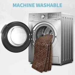 Confezione Da 15 Tappetini Antiscivolo Per Scale, Antiscivolo Ed Estetici, Sicuri Per Bambini, Anziani E Cani, 76 X 20 Cm, Marrone -Versailles -Armonia Decor 86182568 3