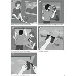 Gardinia Pellicola Per Finestre, Effetto Vetro Opalino, 90 X 200 Cm, Colore: Bianco Opaco, PVC 9 Gardinia Pellicola Per Finestre, Effetto Vetro Opalino, 90 X 200 Cm, Colore: Bianco Opaco, PVC -Armonia Decor 86326764 3