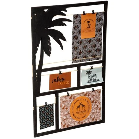 Cornice Per Foto Safari In Pannello Di Legno Mdf 50x78cm - Atmosphera Créateur D'intérieur 7 Cornice Per Foto Safari In Pannello Di Legno Mdf 50x78cm - Atmosphera Créateur D'intérieur - immagine 5