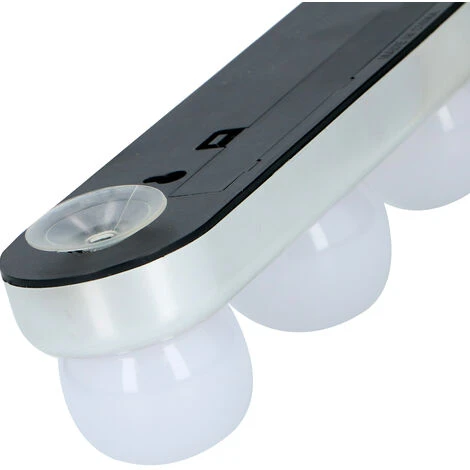 Lampada LED Per Specchio Luminosa Con Ventose Luce Bianco Freddo Trucco Selfie 4 Lampada LED Per Specchio Luminosa Con Ventose Luce Bianco Freddo Trucco Selfie - immagine 2