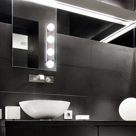 Lampada LED Per Specchio Luminosa Con Ventose Luce Bianco Freddo Trucco Selfie 7 Lampada LED Per Specchio Luminosa Con Ventose Luce Bianco Freddo Trucco Selfie - immagine 5