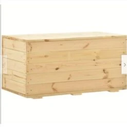 CASSAPANCA BAULE PANCA IN LEGNO DI PINO VERNICIABILE NATURALE 100X40X43 Cm 415 V